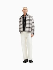 AllSaints White Banshee Jacket - Image 3 of 10