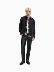 AllSaints Black Mission Jacket - Image 3 of 8