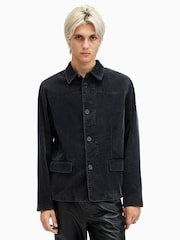 AllSaints Black Mission Jacket - Image 4 of 8