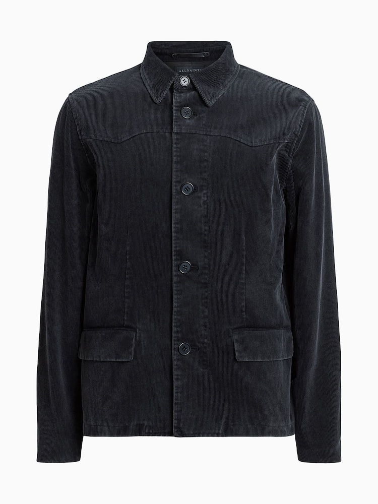 AllSaints Black Mission Jacket - Image 8 of 8
