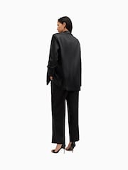 AllSaints Black Sae Trousers - Image 2 of 7