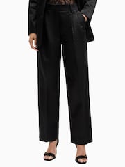 AllSaints Black Sae Trousers - Image 3 of 7