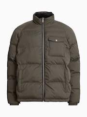 AllSaints Green Griffin Rev Jacket - Image 10 of 10