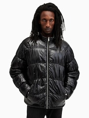 AllSaints Green Griffin Rev Jacket - Image 4 of 10