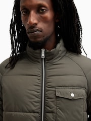 AllSaints Green Griffin Rev Jacket - Image 5 of 10