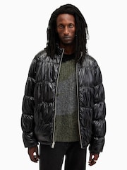 AllSaints Green Griffin Rev Jacket - Image 7 of 10