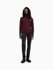AllSaints Red Mode Merino Crew Neck Jumper - Image 4 of 6