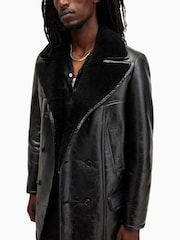 AllSaints Black Selkirk Jacket - Image 4 of 6
