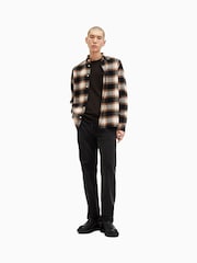 AllSaints Brown Mode Merino Crew Neck Jumper - Image 4 of 6