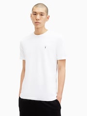 AllSaints Red Brace Short Sleeves Crew T-Shirts 3 Pack - Image 4 of 8