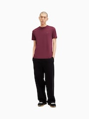 AllSaints Red Brace Short Sleeves Crew T-Shirts 3 Pack - Image 5 of 8