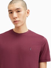 AllSaints Red Brace Short Sleeves Crew T-Shirts 3 Pack - Image 7 of 8
