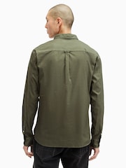 AllSaints Green Hawthorne Long Sleeves Shirt - Image 6 of 7