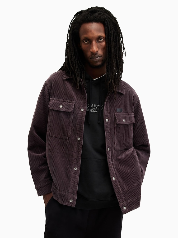 AllSaints Castleford 100% Cotton Shirt - Image 1 of 7