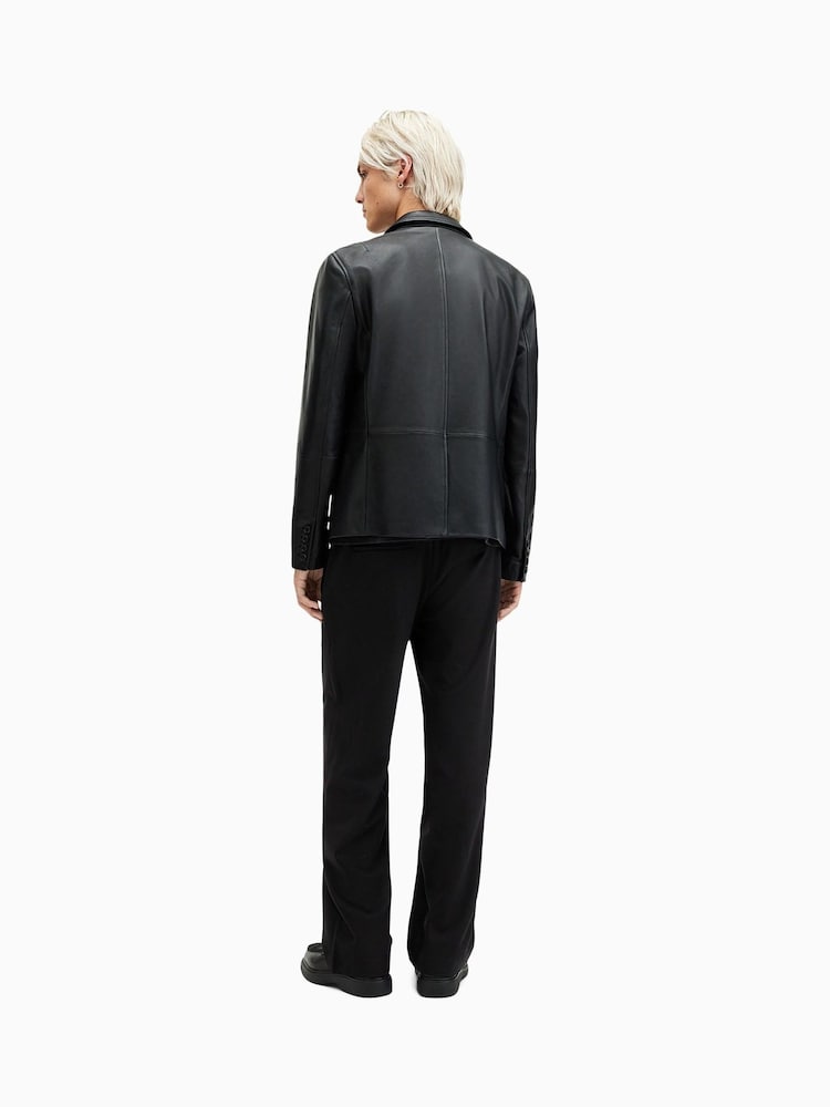 AllSaints Black Halla Trousers - Image 5 of 6