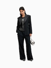 AllSaints Black Shane Chain Top - Image 2 of 6