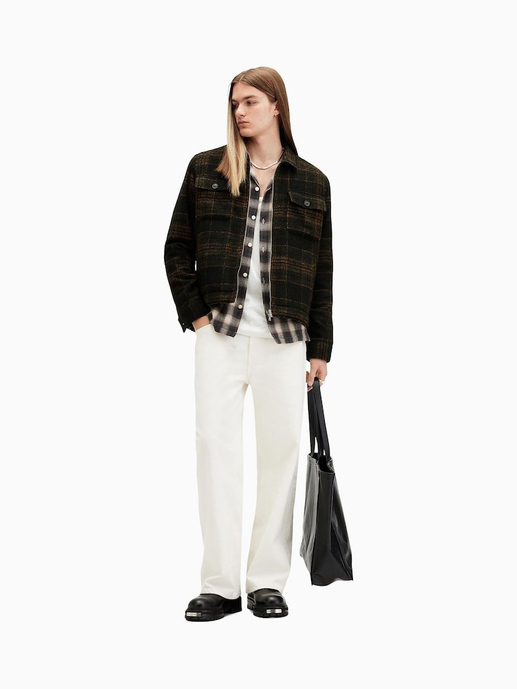 AllSaints Black Bauhaus Jacket - Image 3 of 6