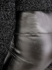 AllSaints Grey Cora Leggings - Image 4 of 6