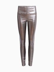 AllSaints Grey Cora Leggings - Image 6 of 6