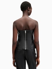 AllSaints Black Imago Bodice T-Shirt - Image 4 of 6