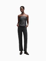 AllSaints Black Imago Bodice T-Shirt - Image 5 of 6