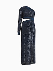 AllSaints Blue Daisy Topaz Dress - Image 7 of 7