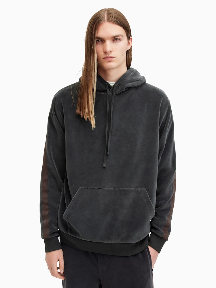 AllSaints Grey Draven Oth Hoodie - Image 1 of 7