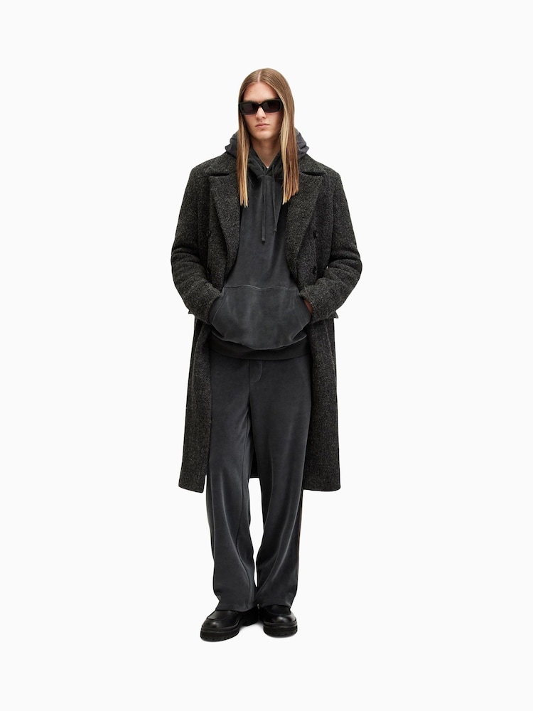 AllSaints Grey Draven Oth Hoodie - Image 3 of 7