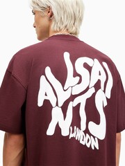 AllSaints Orlando Kurzarm-T-Shirt aus Baumwolle mit Rundhalsausschnitt - Bild 5 von 6
