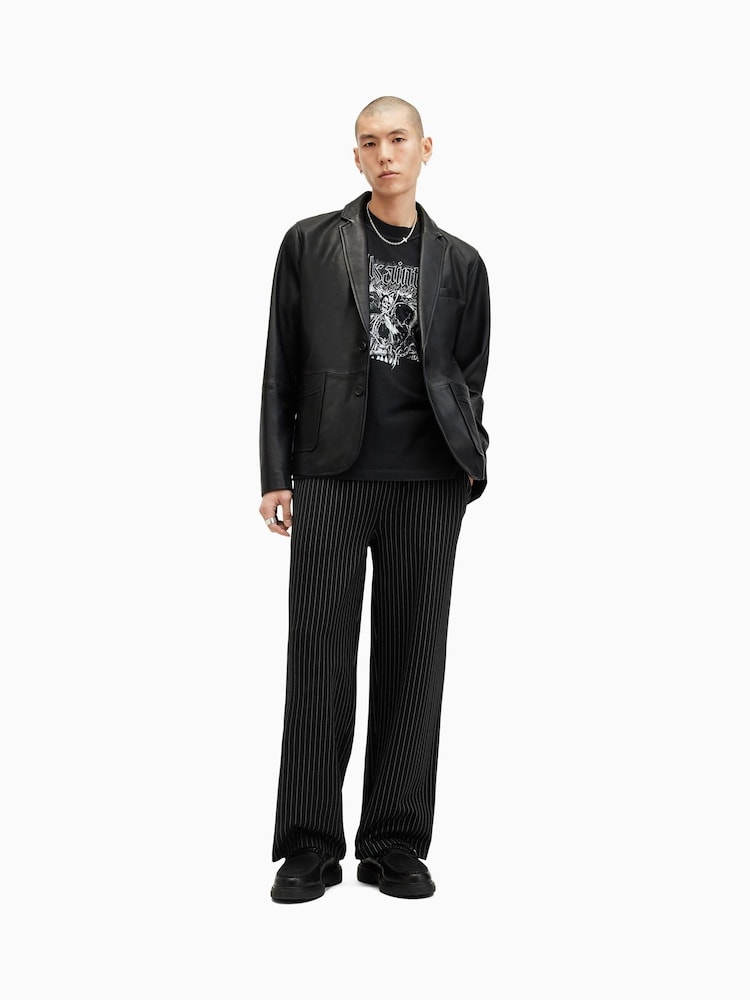 AllSaints Black Sinclair Joggers - Image 3 of 8