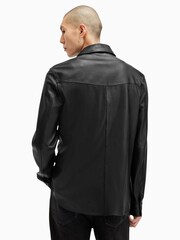 AllSaints Black Draven Shirt - Image 6 of 6