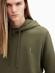 AllSaints Green Raven OTH Hoodie - Image 6 of 7