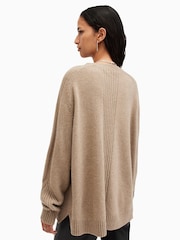 AllSaints Brown Ines Crew Neck Jumper - Image 2 of 7