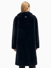 AllSaints Blue Sora Coat - Image 2 of 8