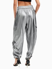 AllSaints Grey Kaye Trousers - Image 6 of 8