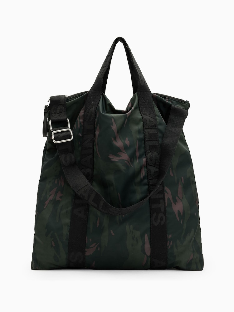 AllSaints Green Kei Backpack - Image 1 of 7