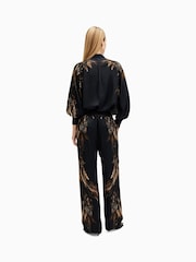 AllSaints Black Tyler Trousers - Image 4 of 5