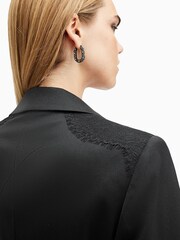AllSaints Black Lacey Blazer - Image 6 of 8