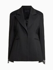 AllSaints Black Lacey Blazer - Image 8 of 8