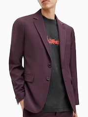 AllSaints Purple Lisle Blazer - Image 2 of 7