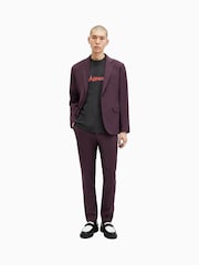 AllSaints Purple Lisle Blazer - Image 5 of 7