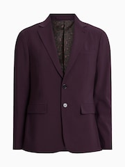 AllSaints Purple Lisle Blazer - Image 7 of 7