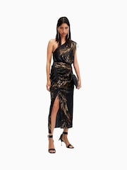 AllSaints Black Laura Dress - Image 1 of 7