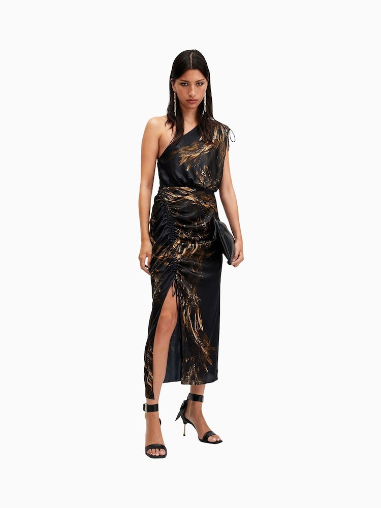 AllSaints Black Laura Dress - Image 1 of 7