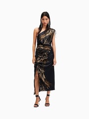 AllSaints Black Laura Dress - Image 2 of 7