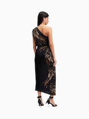 AllSaints Black Laura Dress - Image 3 of 7