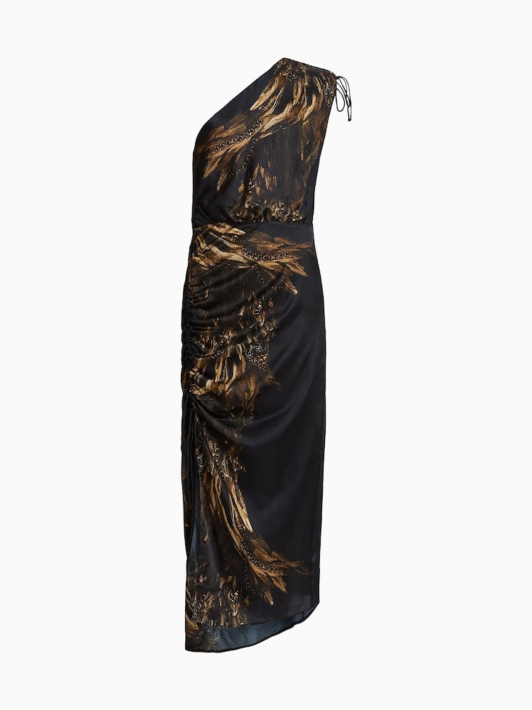 AllSaints Black Laura Dress - Image 7 of 7