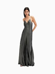 AllSaints Lili Maxi Dress - Image 3 of 5