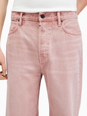 AllSaints Pink Lenny 100% Cotton Jeans - Image 3 of 10