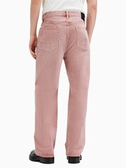 AllSaints Pink Lenny 100% Cotton Jeans - Image 8 of 10